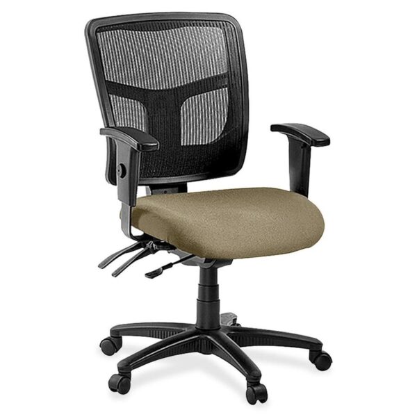 Lorell ErgoMesh Series Managerial Mesh Mid-Back Chair