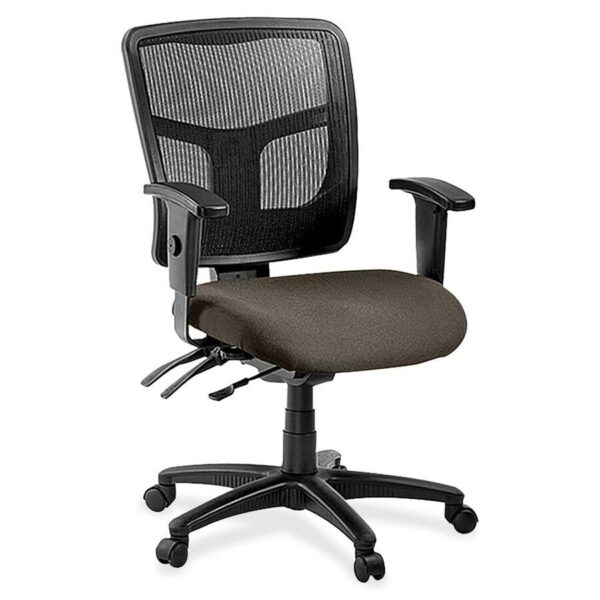 Lorell ErgoMesh Series Managerial Mesh Mid-Back Chair