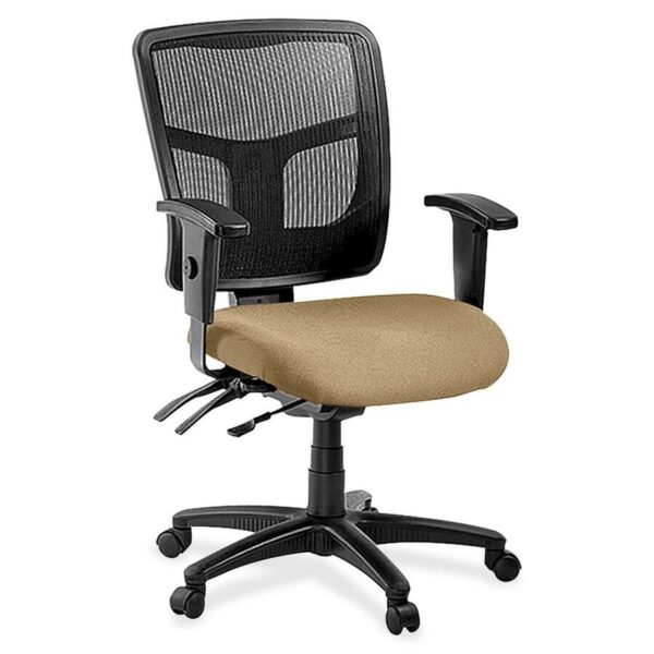 Lorell ErgoMesh Series Managerial Mesh Mid-Back Chair