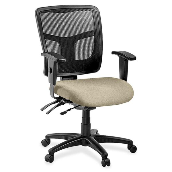 Lorell ErgoMesh Series Managerial Mesh Mid-Back Chair