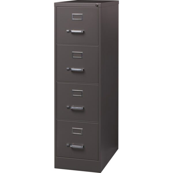 Lorell Fortress Series 26-1/2" Commercial-Grade Vertical File Cabinet