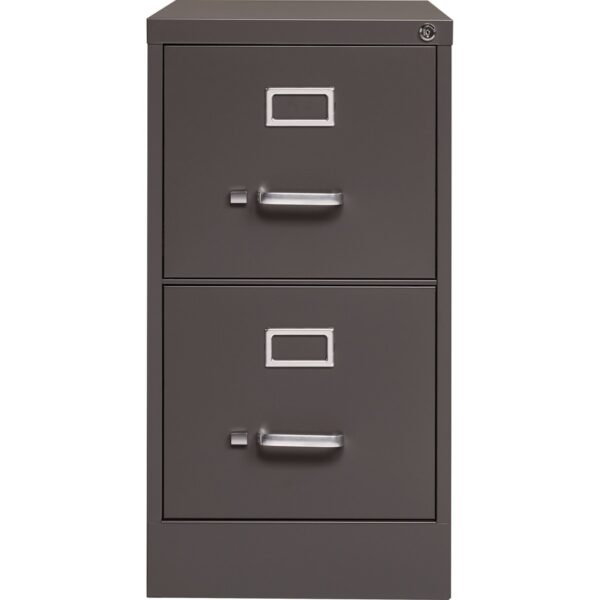 Lorell Fortress Series 26-1/2" Commercial-Grade Vertical File Cabinet - Image 2