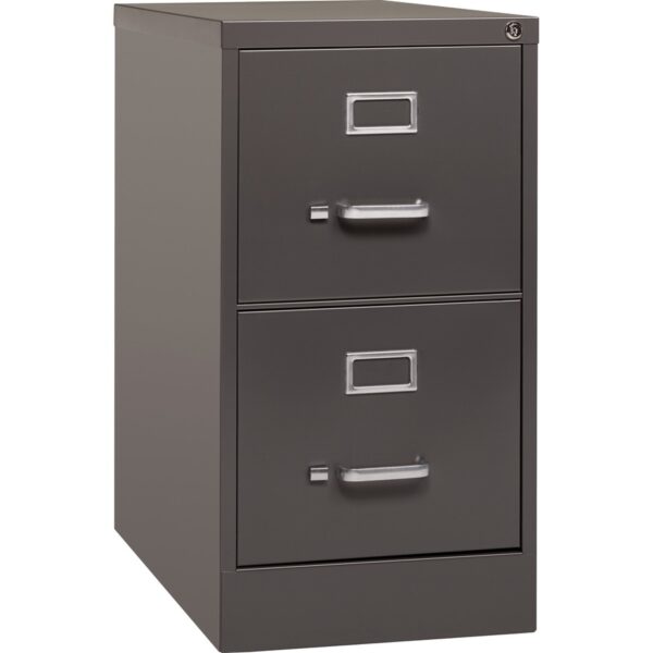 Lorell Fortress Series 26-1/2" Commercial-Grade Vertical File Cabinet