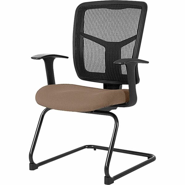 Lorell ErgoMesh Series Mesh Side Arm Guest Chair