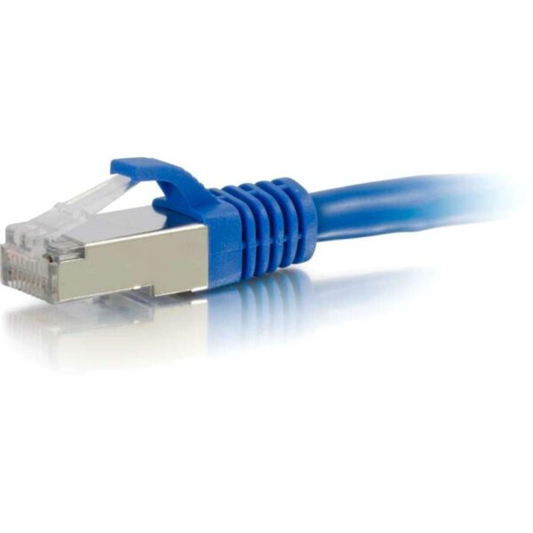 C2G 2ft Cat6 Snagless Shielded (STP) Ethernet Network Patch Cable - Blue - Image 2