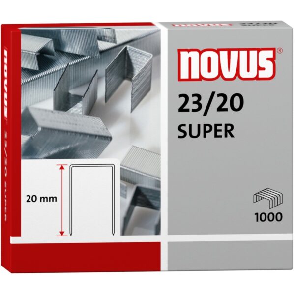 Novus 23/20 Super Heavy Duty Staples