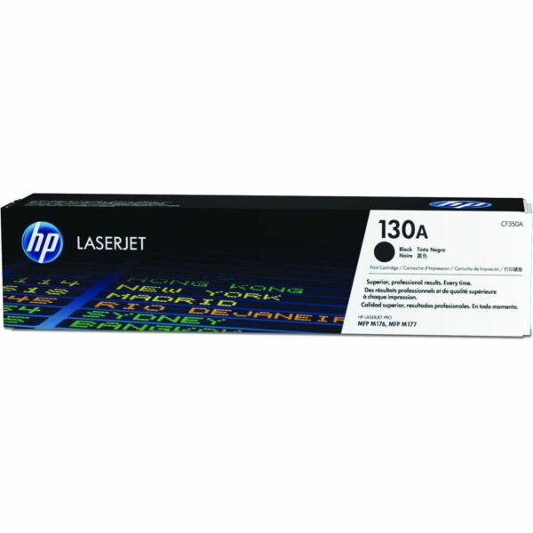 HP 130A Original Laser Toner Cartridge - Black - 1 Each