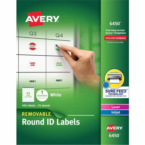 Avery® Multiuse Removable Labels