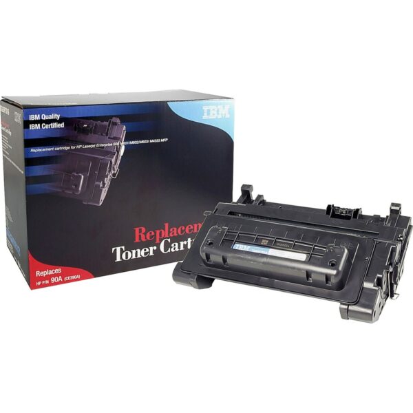 IBM Remanufactured Laser Toner Cartridge - Alternative for HP 90A (CE390A) - Black - 1 Each