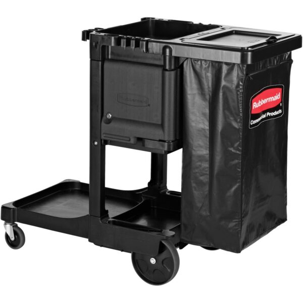 Rubbermaid Commercial Executive Janitor Cleaning Cart - Image 2