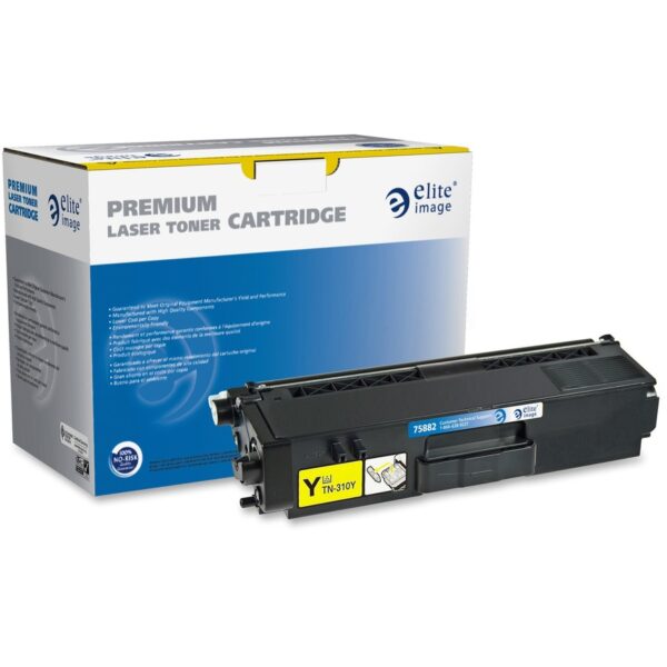 Elite Image Remanufactured Laser Toner Cartridge - Alternative for Brother TN310 - Yellow - 1 Each