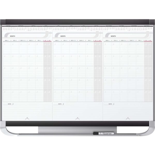 Quartet Prestige 2 Sliding Panel Calendar Board