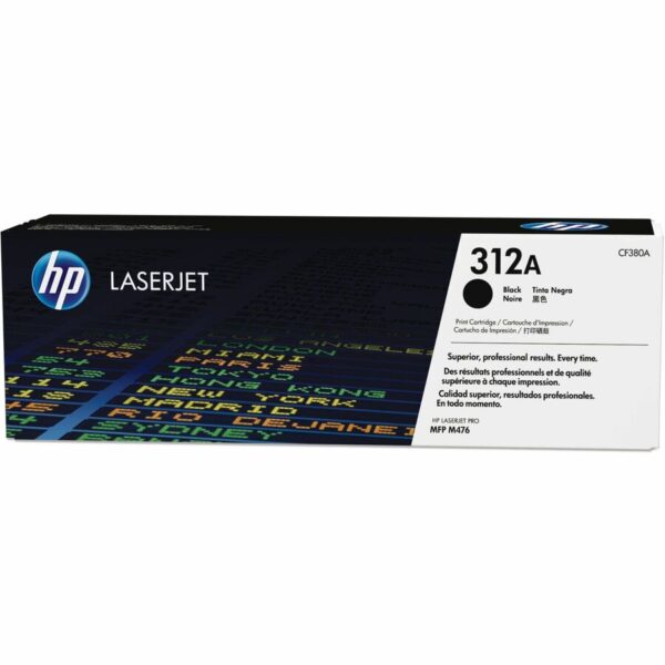 HP 312A Original Laser Toner Cartridge - Black - 1 Each