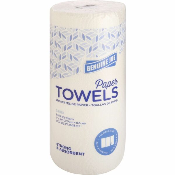 Genuine Joe Kitchen Roll Flexible Size Towels - Image 3