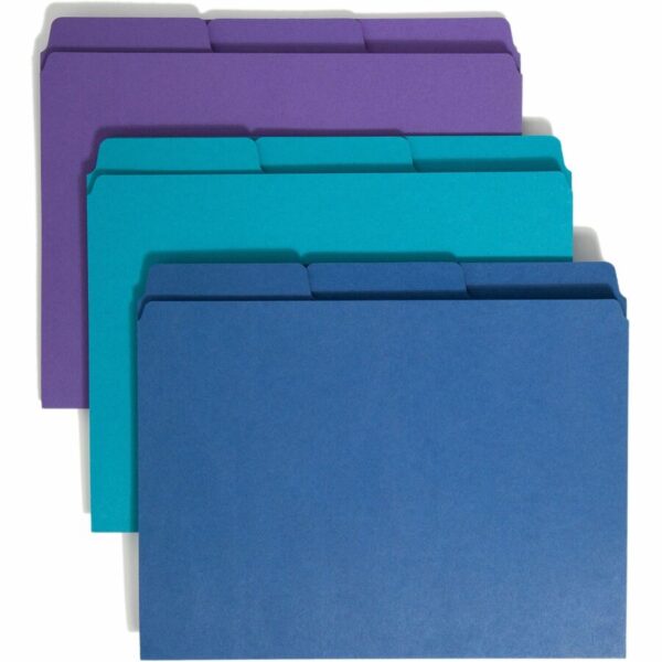 Smead SuperTab 1/3 Tab Cut Letter Recycled Top Tab File Folder