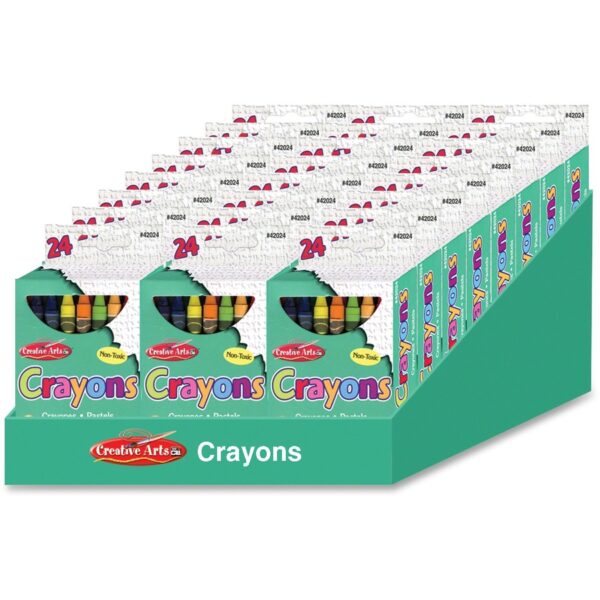 Charles Leonard Creative Arts Crayons Display