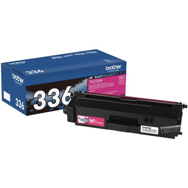 Brother TN336M Original High Yield Laser Toner Cartridge - Magenta - 1 Each