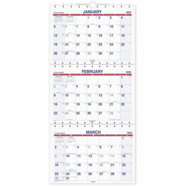 At-A-Glance Move-A-Page 3-Month Wall Calendar