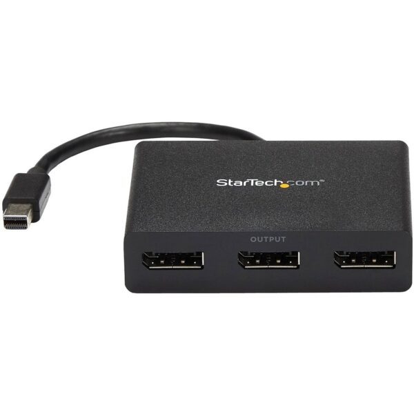 StarTech.com Mini DisplayPort to DisplayPort Multi-Monitor Splitter - 3-Port MST Hub - Image 2