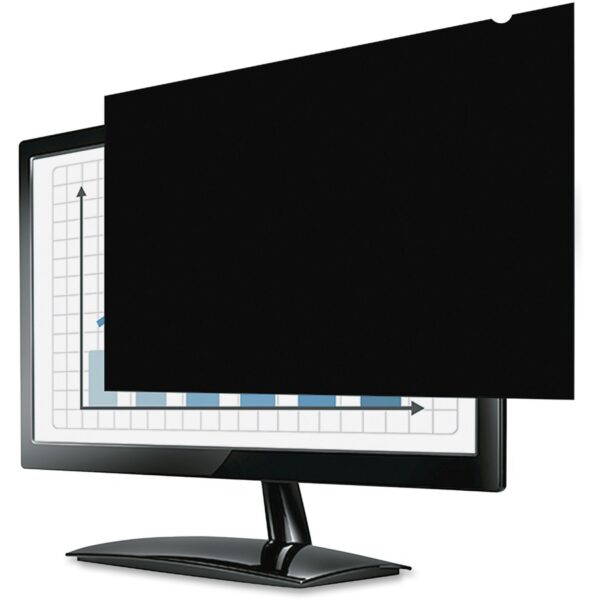 Fellowes PrivaScreen Blackout Privacy Filter Crystal Clear, Black - Image 2