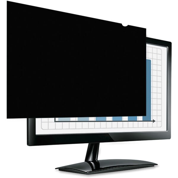 Fellowes PrivaScreen Blackout Privacy Filter Crystal Clear, Black - Image 3