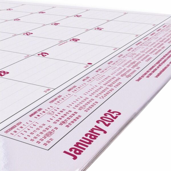 Brownline Vinyl Strip Monthly Desk Pad - Image 4