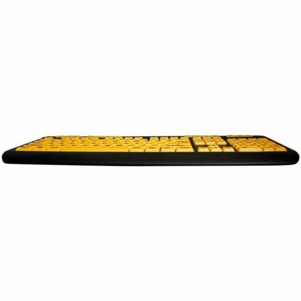 Adesso Luminous 4X Large Print Multimedia Desktop Keyboard - Image 3