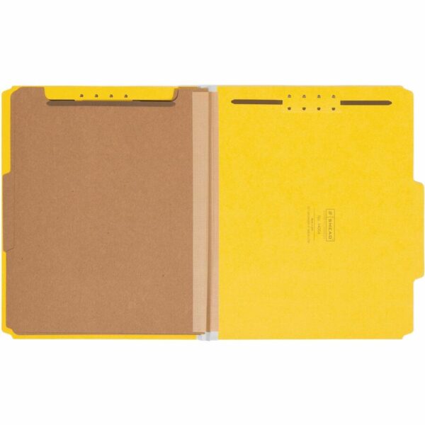 Smead 2/5 Tab Cut Letter Recycled Classification Folder - Image 3