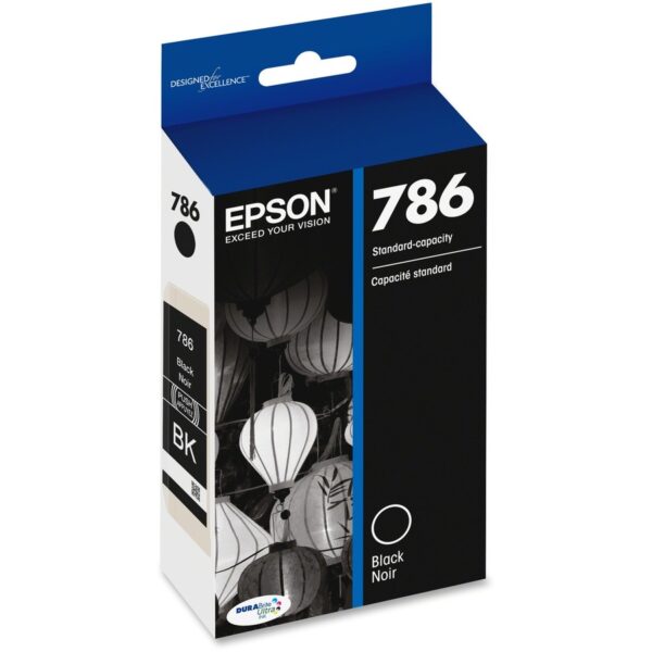 Epson DURABrite Ultra 786 Original Standard Yield Inkjet Ink Cartridge - Black - 1 Each - Image 2