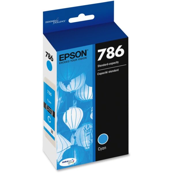 Epson DURABrite Ultra 786 Original Inkjet Ink Cartridge - Cyan - 1 Each - Image 2