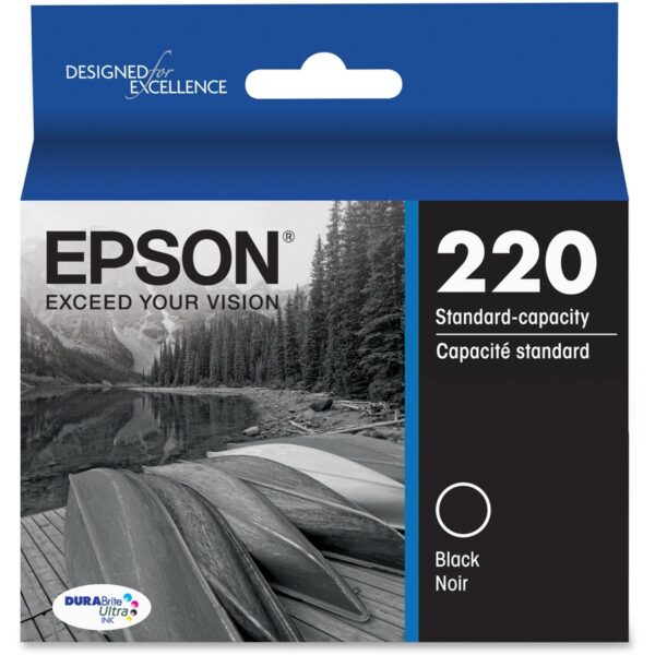 Epson DURABrite Ultra T220120 Original Standard Yield Inkjet Ink Cartridge - Black - 1 Each - Image 2