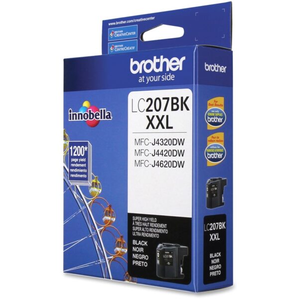 Brother Innobella LC207BK Original Inkjet Ink Cartridge - Black - 1 Each - Image 2