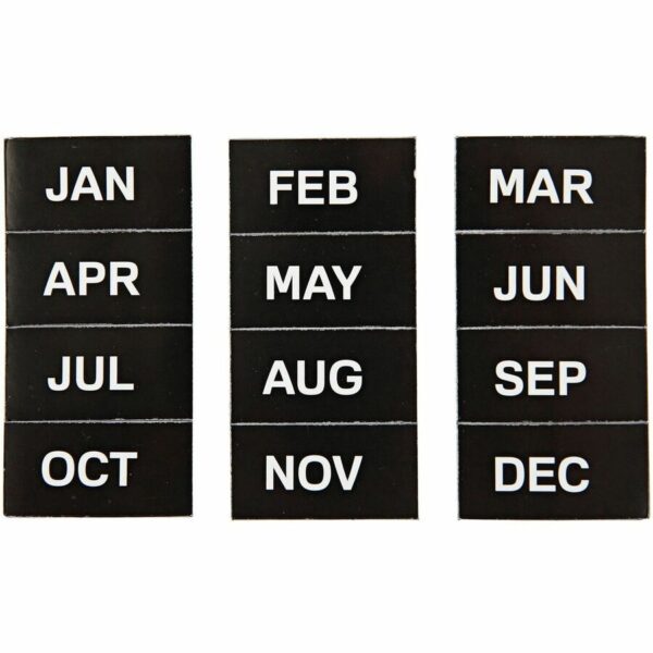 MasterVision Magnetic Monthly Calendar Characters