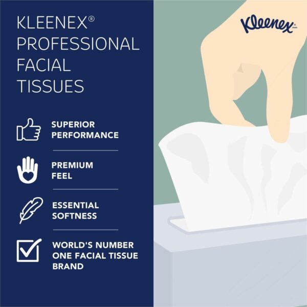 Kleenex Professional Naturals Facial Tissue Cube for Business - Image 5