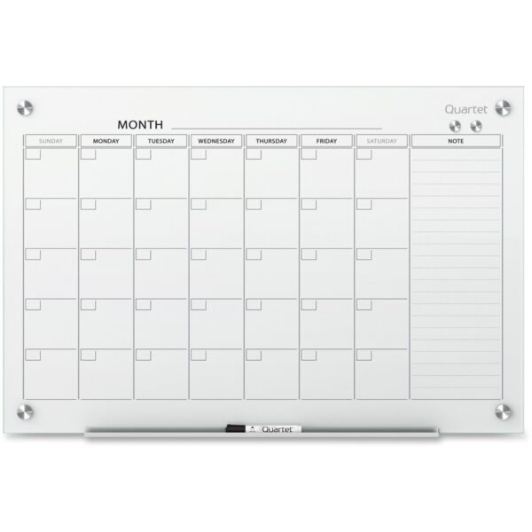 Quartet Infinity Glass Magnetic Calendar Board