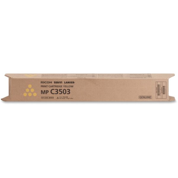 Ricoh Original Laser Toner Cartridge - Yellow - 1 Each