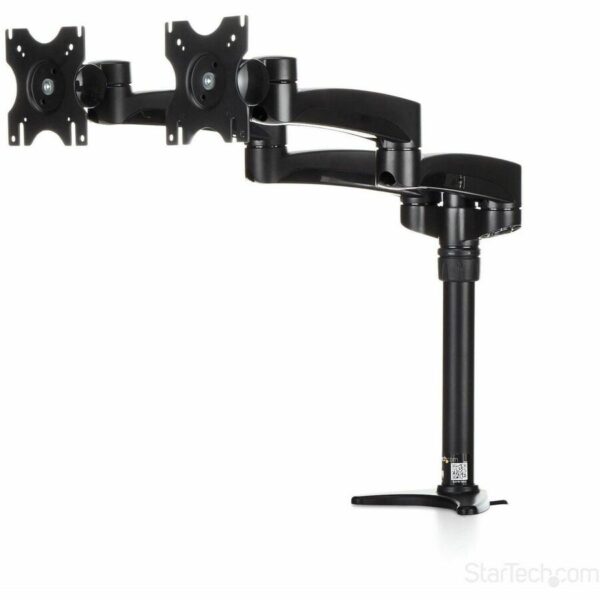 StarTech.com Mounting Arm for Flat Panel Display - Black - TAA Compliant