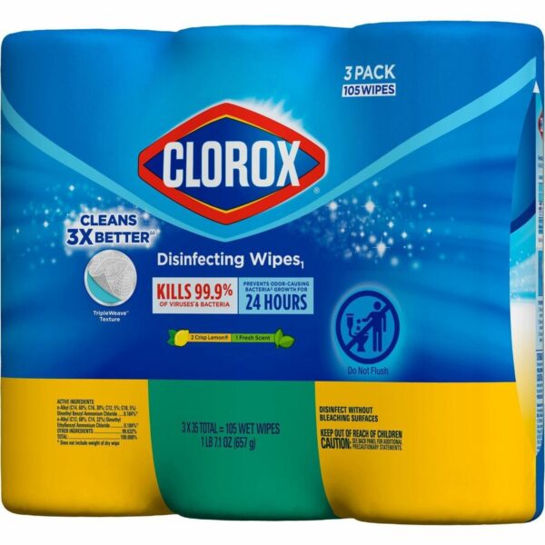 Clorox Disinfecting Cleaning Wipes Value Pack - Image 3