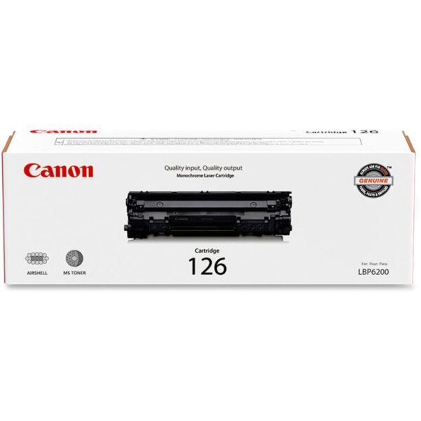 Canon 126 Original Inkjet Ink Cartridge - Black - 1 Each