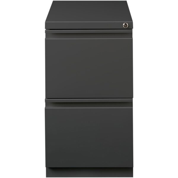 Lorell 20" File/File Mobile File Cabinet with Full-Width Pull - Image 3