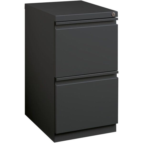 Lorell 20" File/File Mobile File Cabinet with Full-Width Pull