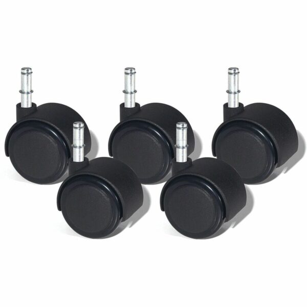 Lorell Premium Soft Dual-Wheel Casters Set - Image 2