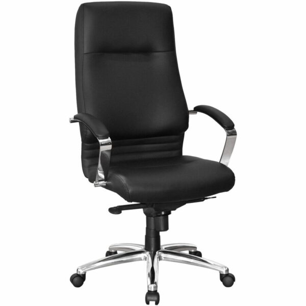 Lorell Executive High-back Chair with Fixed Arms - Image 3