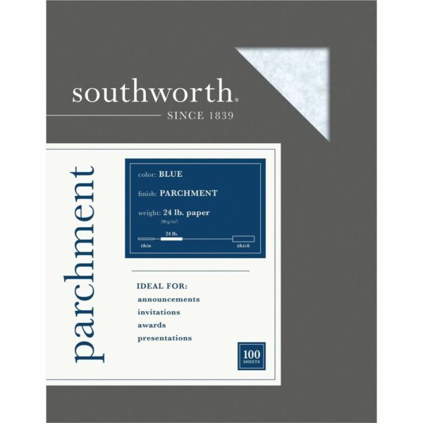 Southworth Parchment Specialty Paper - Blue