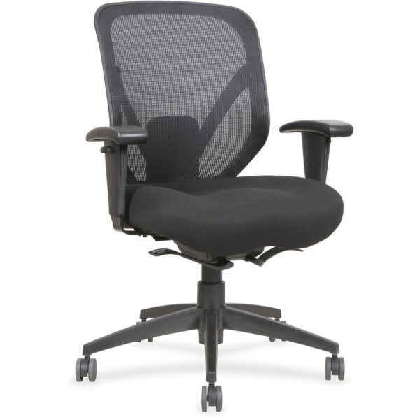 Lorell Executive Self-tilt Mesh Mid-back Office Chair