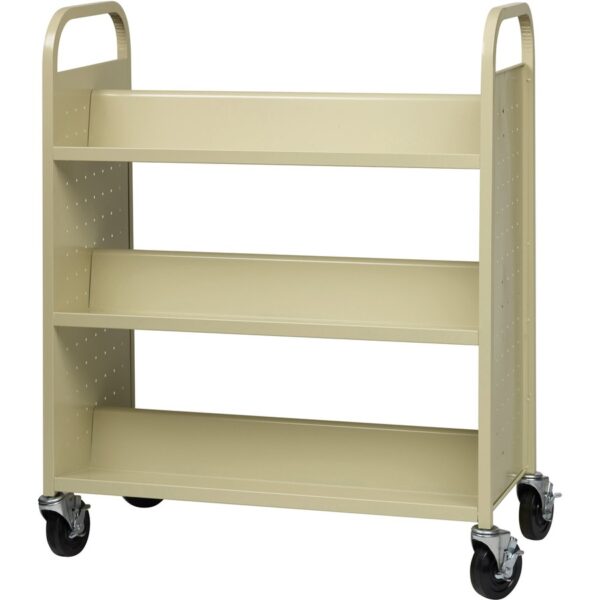 Lorell Double-sided Book Cart - Image 2