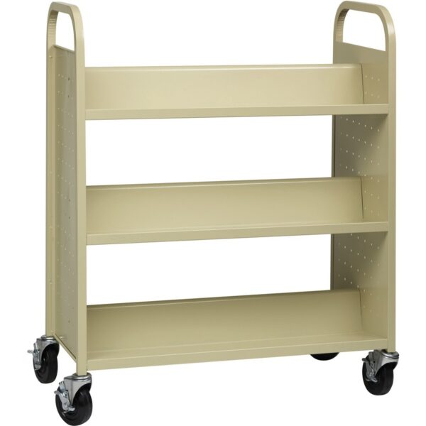 Lorell Double-sided Book Cart - Image 3