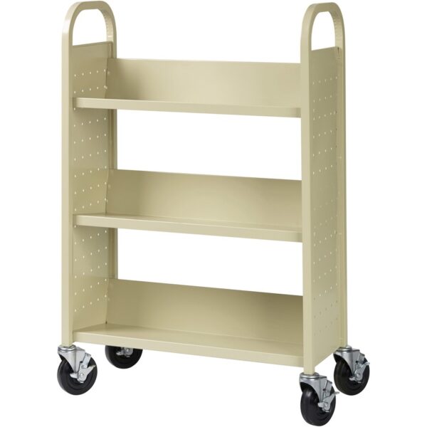 Lorell Single-sided Book Cart - Image 2