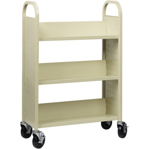 Lorell Single-sided Book Cart - Image 3