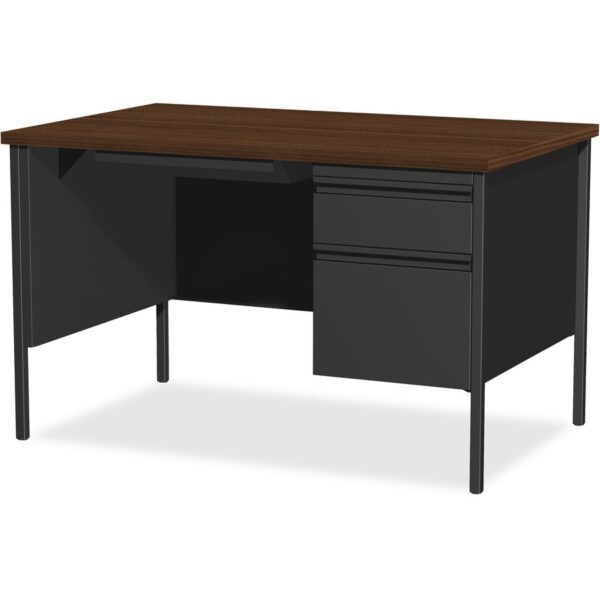 Lorell Fortress Series 48" Right Single-Pedestal Desk - Image 2